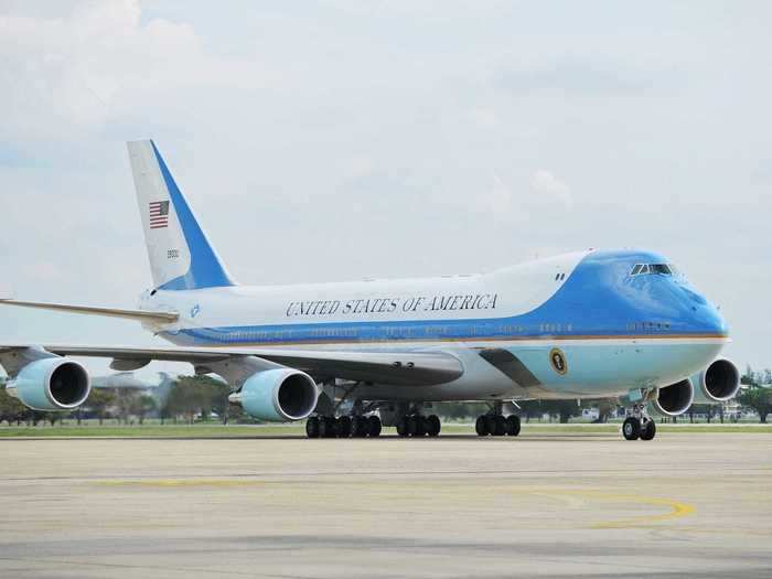 12. The most iconic Boeing 747 is flown by the president of the United States.