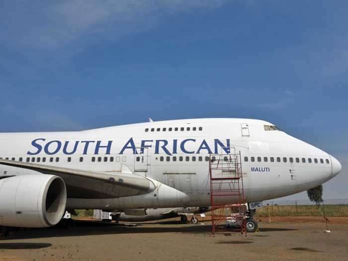 South African Airways was one of the aircraft