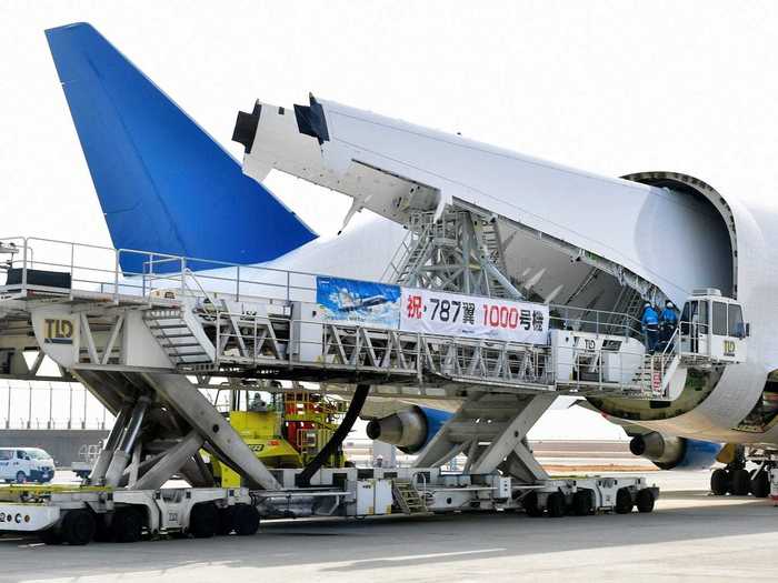 The Dreamlifter was purpose-built to fly parts for the Boeing 787 Dreamliner around the world.