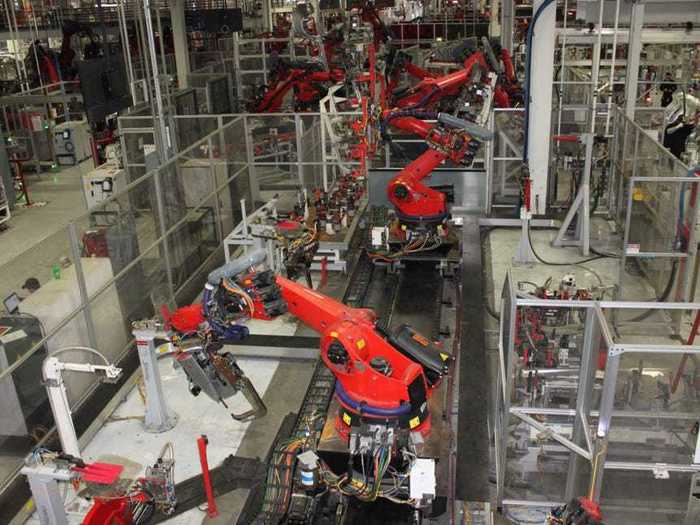 The factory has been humming away for a decade; it has a production capacity of 500,000, but thus far Tesla has only managed about half of that.