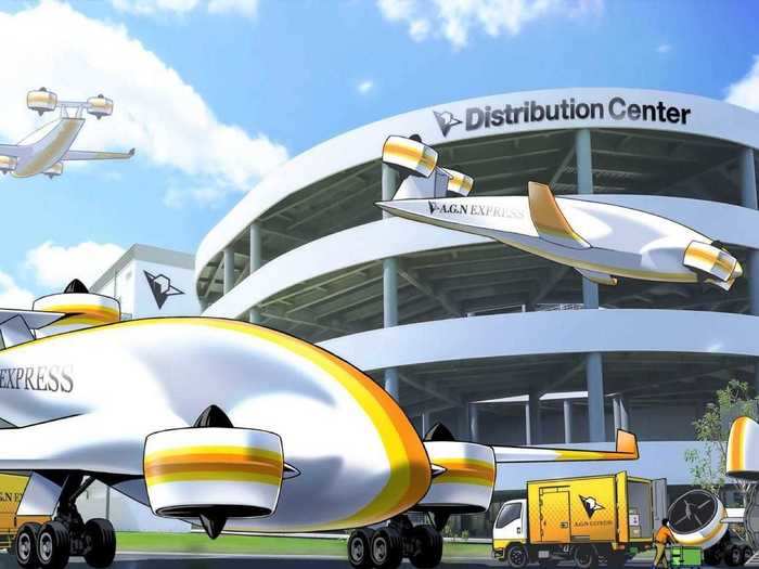 This ability lets the Rhaegal access non-airport facilities and fly between shipping locations without too much additional infrastructure.