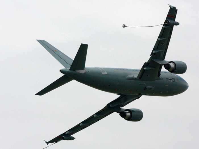 An Airbus A310 MRTT completed an automated air-to-air refuel in April over the Atlantic, the first aircraft to do so.