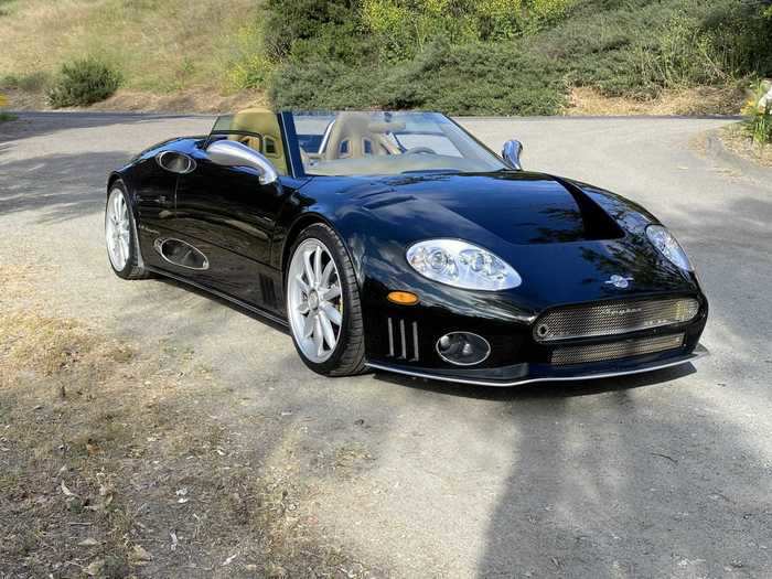 Or this truly weird 2006 Spyker C8 Spyder, sold for $240,000.