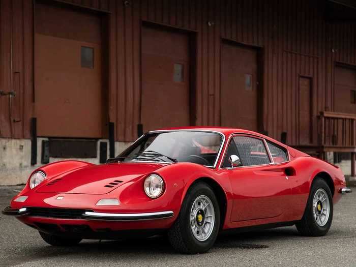 This is a truly gorgeous 1971 Ferrari Dino 246 GT that sold for $252,500.