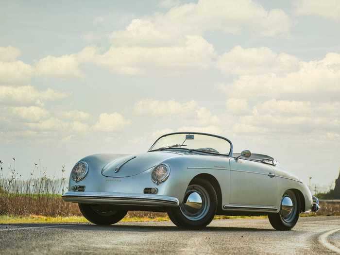 This 1958 Porsche 356A Speedster was sold for $230,000 after one owner had it for 35 years.