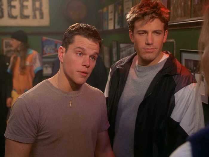 A young Matt Damon and Ben Affleck were extras on the 1989 film "Field of Dreams."