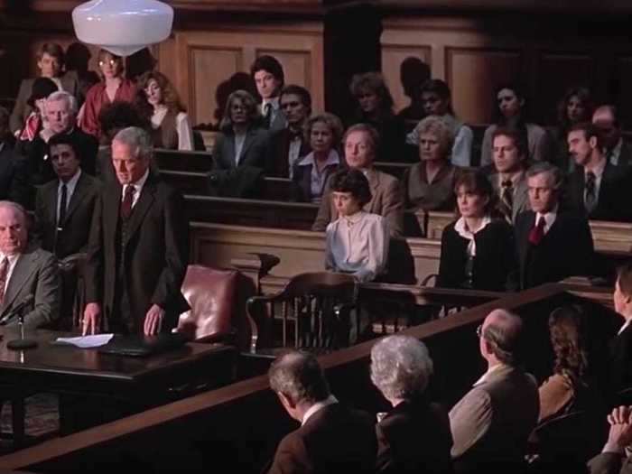 Before he was John McClane, Bruce Willis appeared in the courtroom in the 1981 movie "The Verdict."