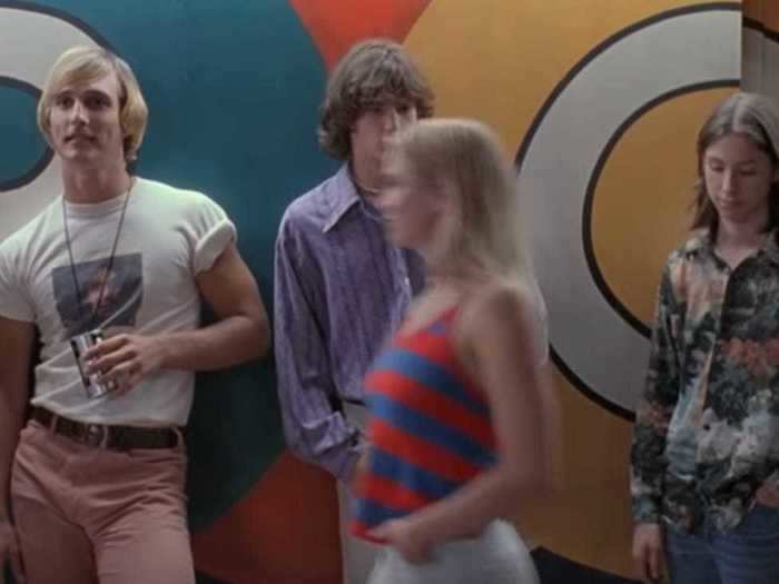 In the cult classic "Dazed and Confused," Renee Zellweger appeared as a background character.