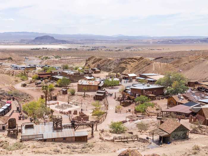 The former mining town of Calico, California, was abandoned by the 1980s, but it