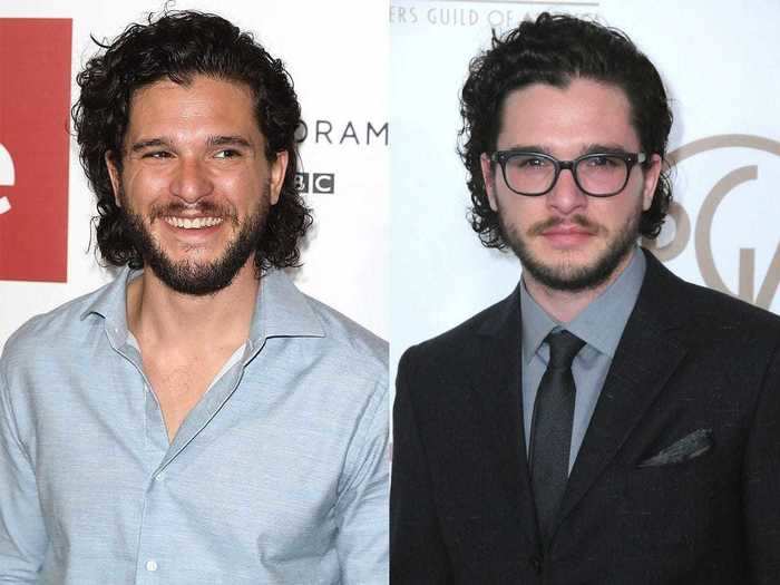 Speaking of Kit Harington, he also looks sophisticated in a pair of frames.