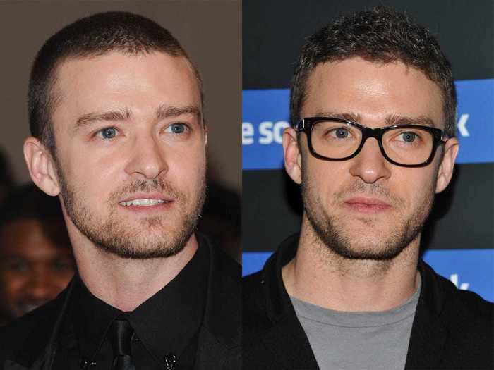 Singer Justin Timberlake looks better when he