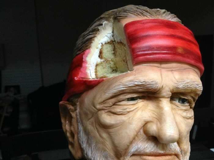 In 2012, she entered a local baking competition with a bust cake of Willie Nelson, which ended up going viral on Reddit (and winning the Best of Show award).