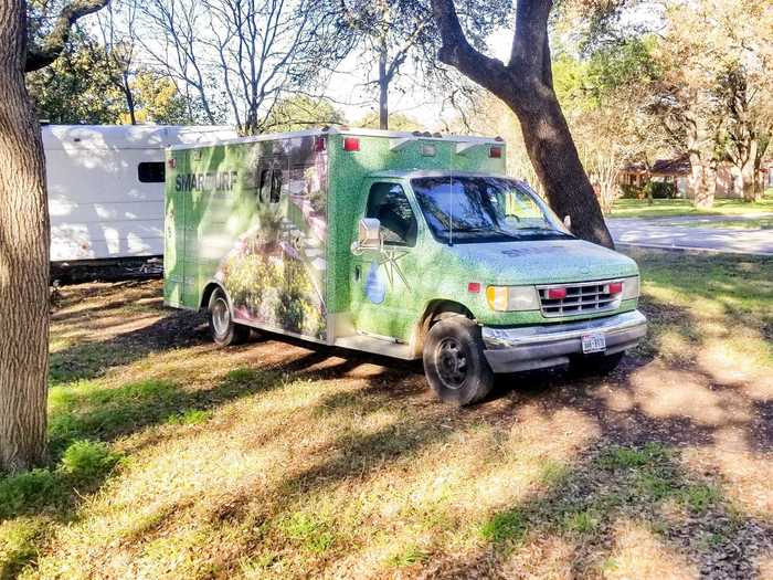 Michael Talley found the retired ambulance on Craigslist in late 2018. At the time, the vehicle belonged to a landscaping company.