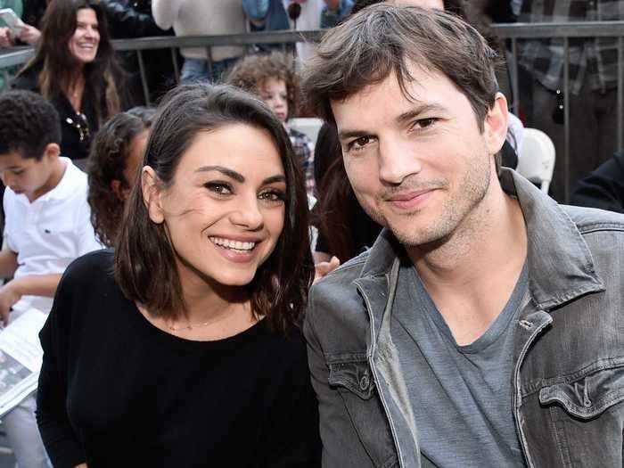 2014: Ashton Kutcher and Mila Kunis