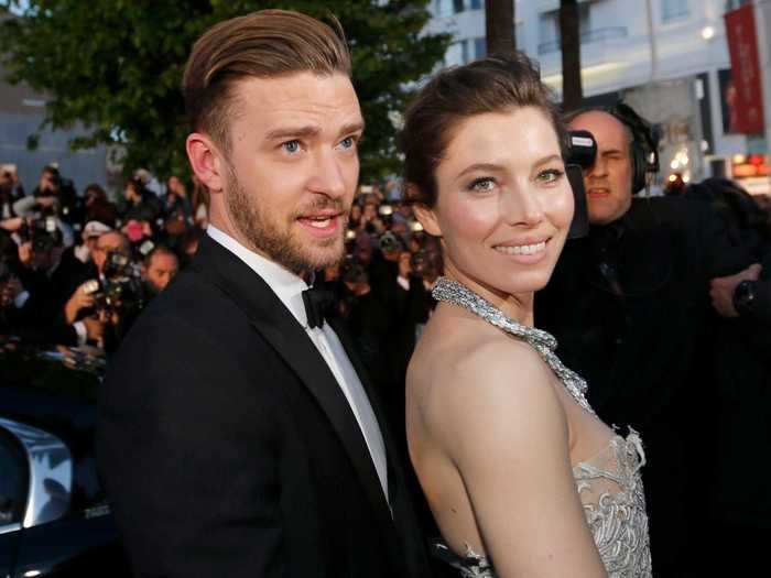 2013: Justin Timberlake and Jessica Biel