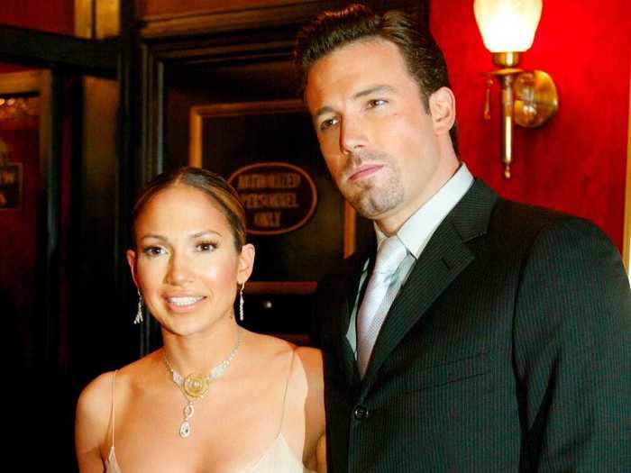 2003: Ben Affleck and Jennifer Lopez