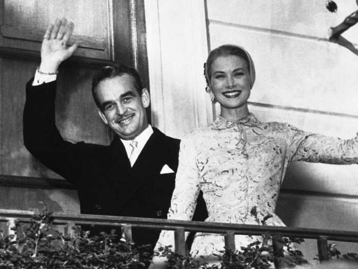 1956: Prince Rainier III and Grace Kelly