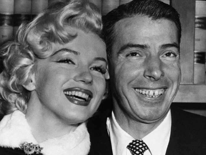 1953: Joe DiMaggio and Marilyn Monroe