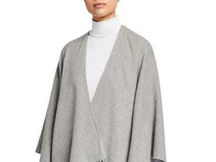 Silicon Valley stylist Kimberly Gant says a cashmere ruana is a key accessory.