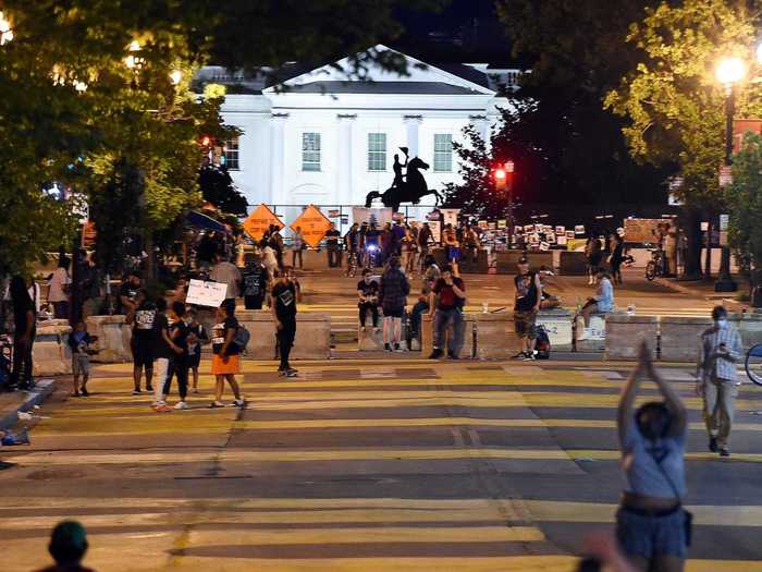 George Floyd protests and Black Lives Matter Plaza