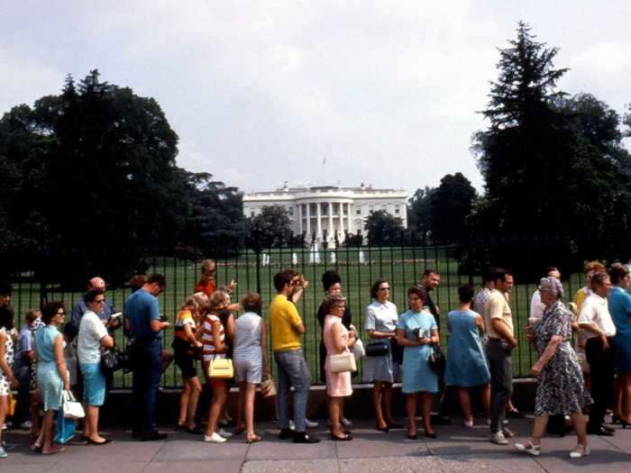 The South Lawn in 1965