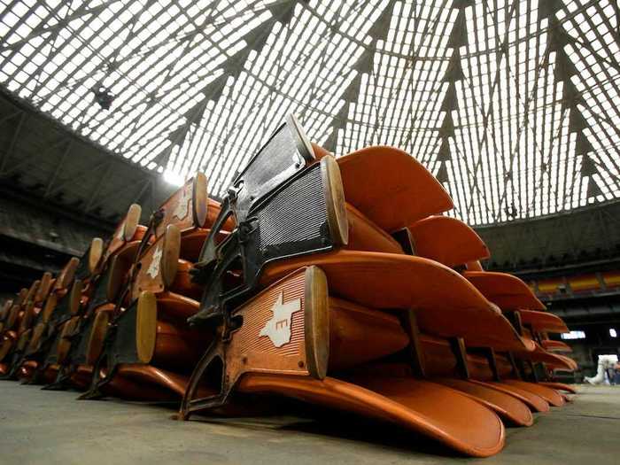 TEXAS: The Houston Astrodome has been empty since 2002.