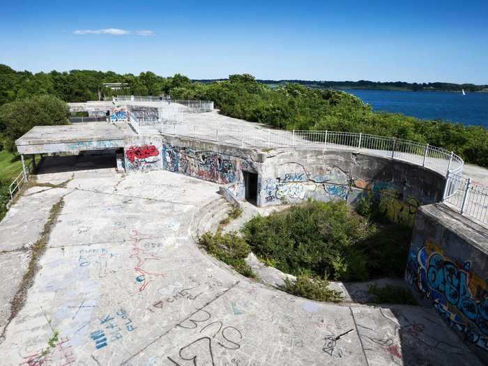 RHODE ISLAND: Fort Wetherill in Jamestown dates back to the Revolutionary War.