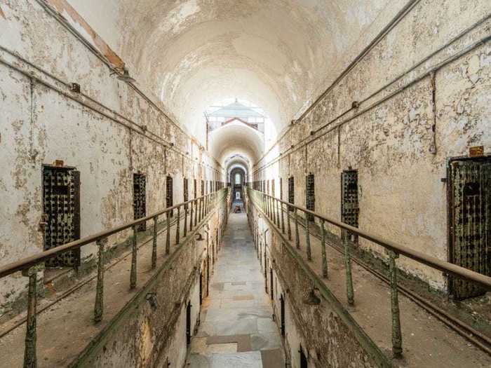 PENNSYLVANIA: The Eastern State Penitentiary in Philadelphia inflicted torturous punishments on its inmates.