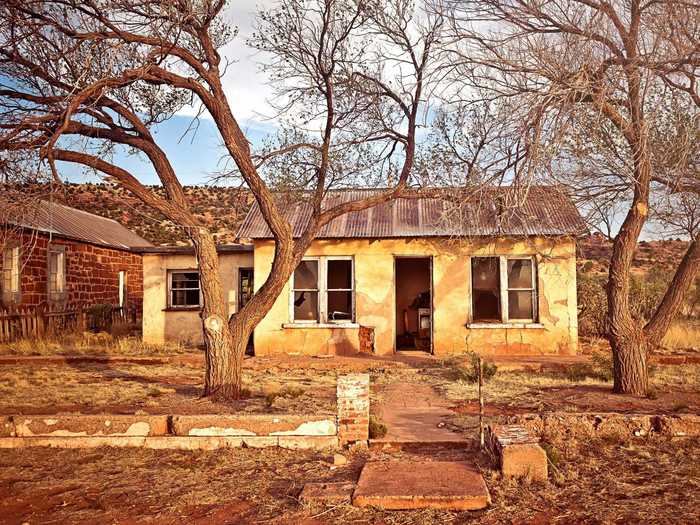 NEW MEXICO: Cuervo became a ghost town when Interstate 40 was built through it.