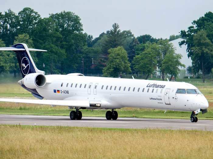 The product line continued with the CRJ900 in 2000...