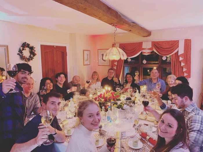 In 2018, Turner hosted Christmas for her famous future in-laws in England.