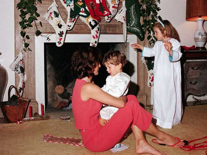 In January 1961, JFK was sworn in as president and Jackie Kennedy quickly became a public icon, but at home, she was still mom.