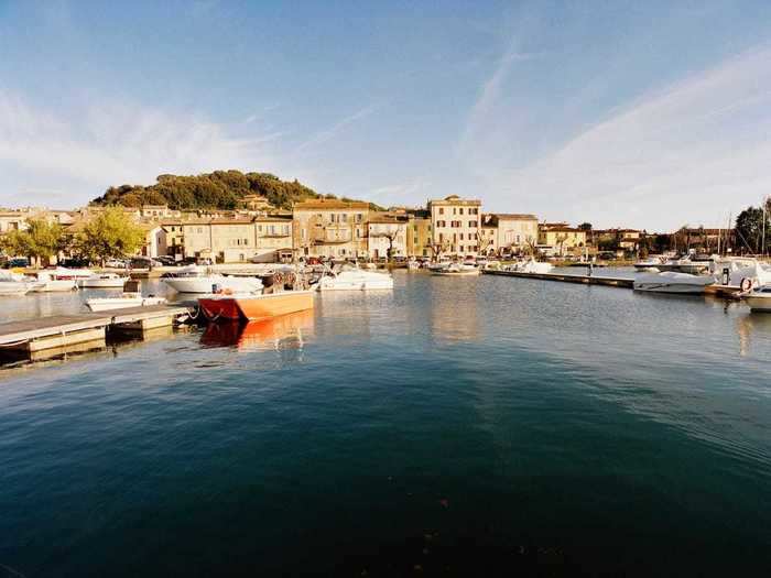 Explore black sand beaches in Bolsena.