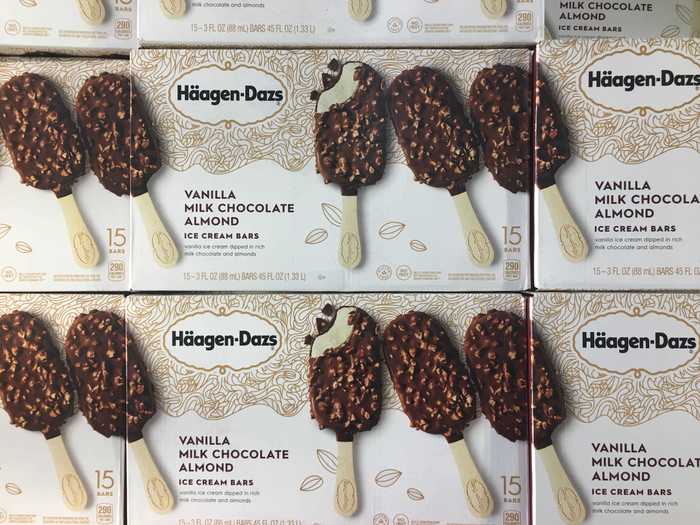 For a sweet treat, buy this large box of Häagen-Dazs ice-cream bars.