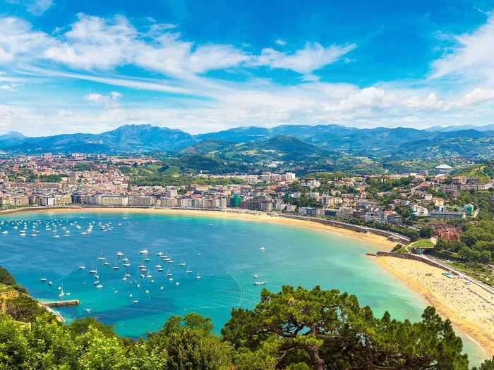 15. La Concha Beach, San Sebastián, Spain