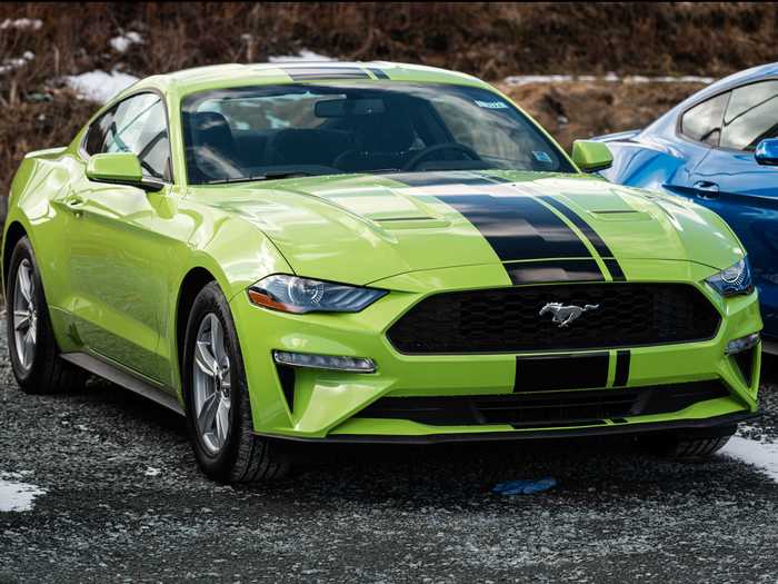 The Ford Mustang is still the most popular two-door sports vehicle today.