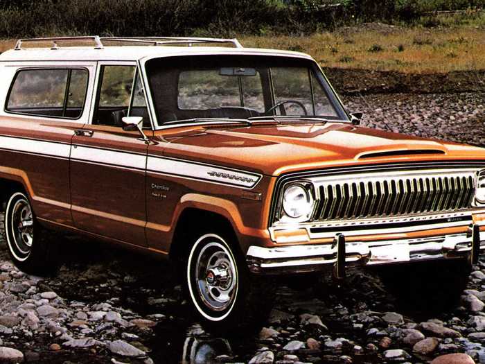 The Jeep Cherokee was the brand