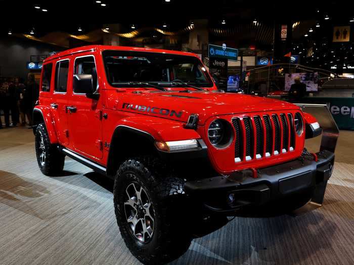 The latest Jeep Wrangler is still marketed as an off-road vehicle, and it has special mud-terrain tires.