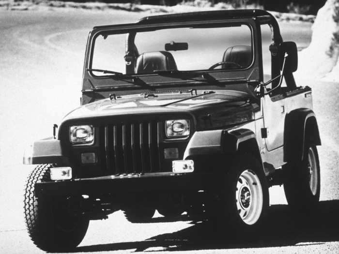 The Jeep Wrangler came out in 1986 and was marketed as an off-road SUV.