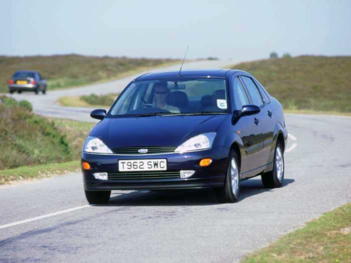 The Ford Focus came out in 2000 and was launched in hatchback and sedan varieties.