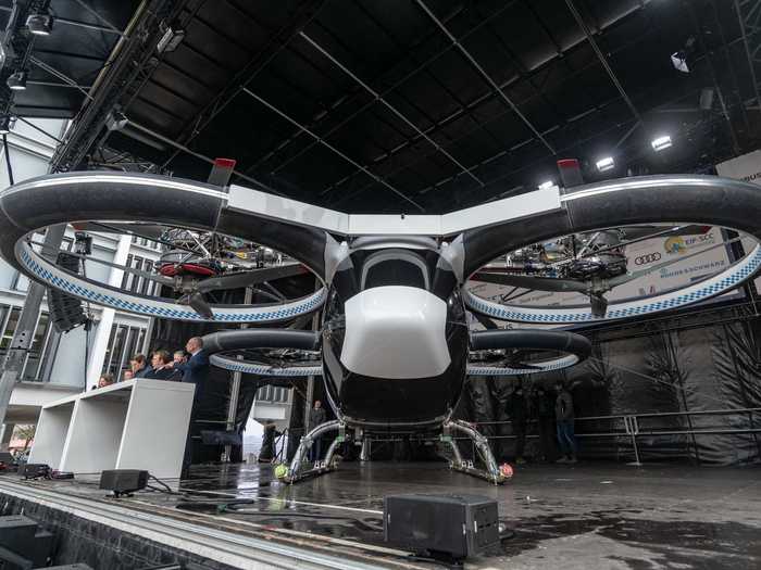 But flying taxis like CityAirbus won