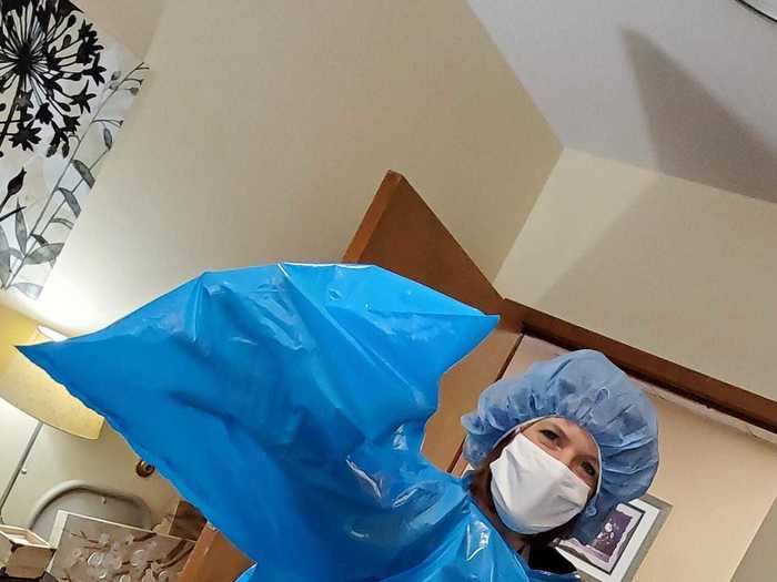 A LeadingAge Member Nursing Home in Seattle, Washington received shipments of giant blue gowns with no armholes.