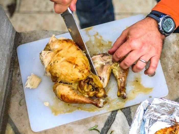 If you dig in too soon after grilling, you may be left with dry chicken.