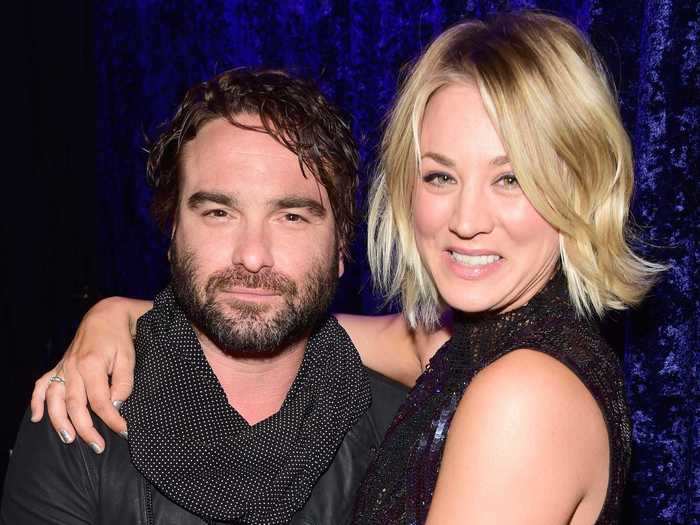 Johnny Galecki and Kaley Cuoco continued working together on "The Big Bang Theory" after their split.