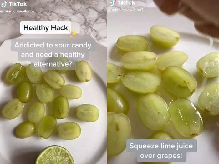 Hundreds of people have tried the Sour Patch grape hack on TikTok.