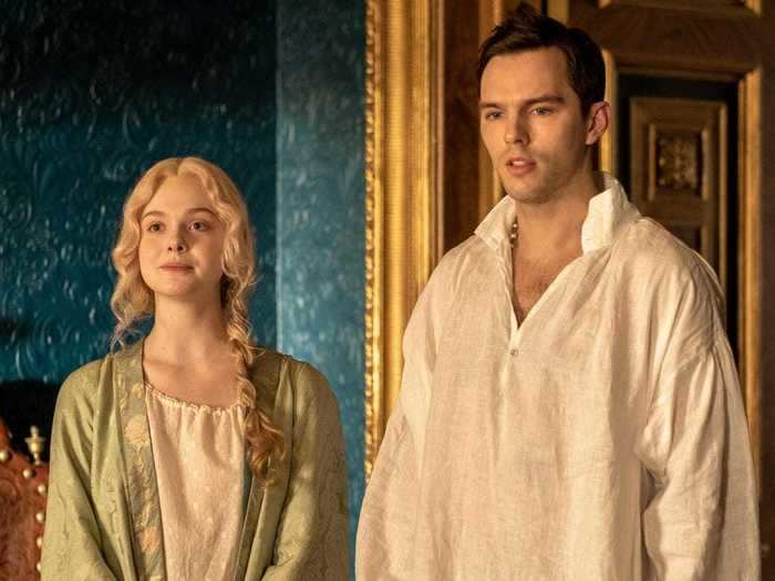 Elle Fanning and Nicolas Hoult weren