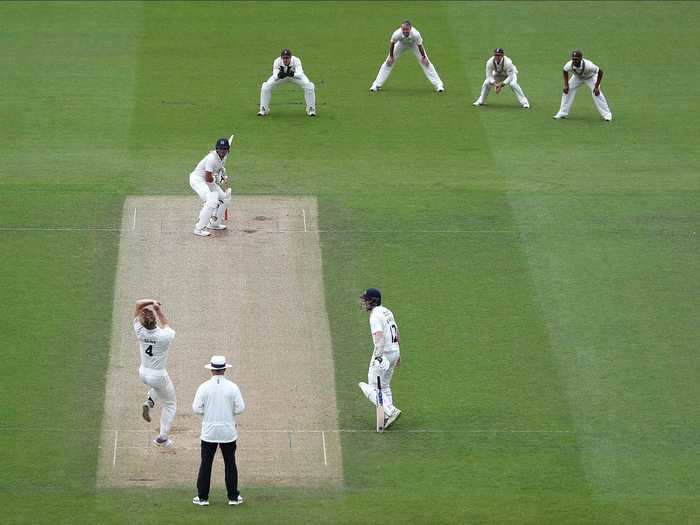 Watching the game itself was pretty much as normal. Red ball cricket isn