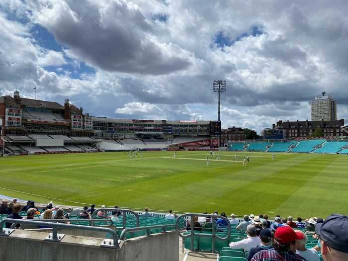 The venue for the first professional sporting event with a crowd in the UK since March was The Kia Oval, a cricket stadium in the south London district of Kennington.