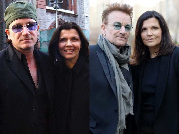 Bono has been married to his wife, Alison Hewson, for over 30 years.