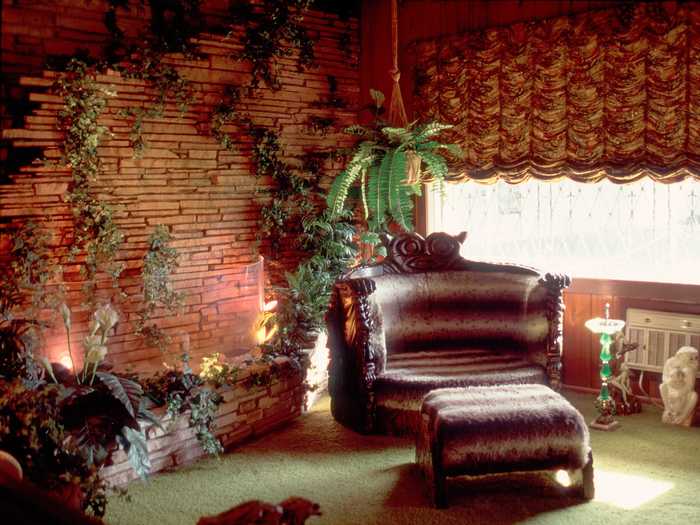 The other famous room in the house is the Jungle Room, which was designed to remind Elvis of Hawaii.